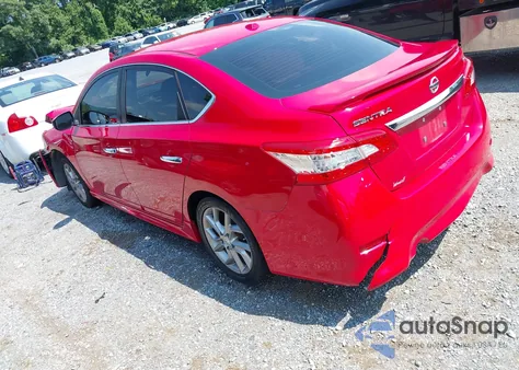 2015 Nissan Sentra Sr из США, поврежденный, VIN 3N1AB7AP2FY318609